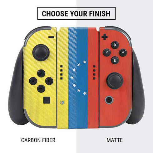 Venezuela Flag Distressed Nintendo Switch Bundle Skin